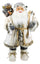 Marionnette Père Noël H80 cm avec vêtements en tissu blanc