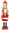 Casse-Noisette de Noël Soldat H80 cm en Plastique avec Payettes Rouges