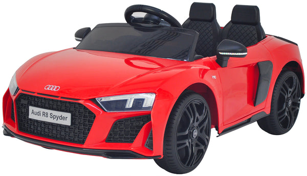 acquista Voiture électrique pour enfants 12V avec permis Audi R8 Spyder Rouge