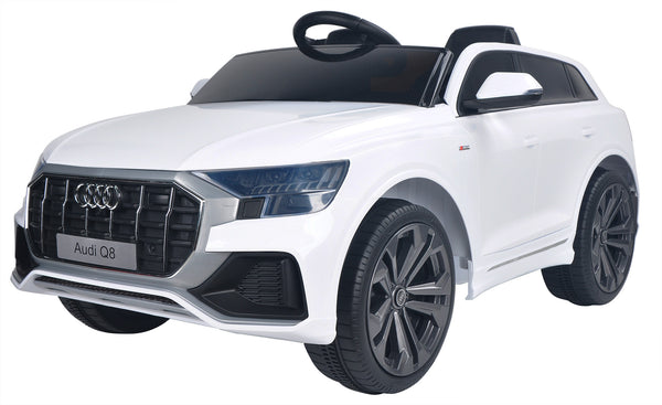 Voiture jouet électrique pour enfants 12V sous licence Audi Q8 blanc acquista