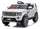 Véhicule électrique pour enfants 12V sous licence Land Rover Discovery Blanc