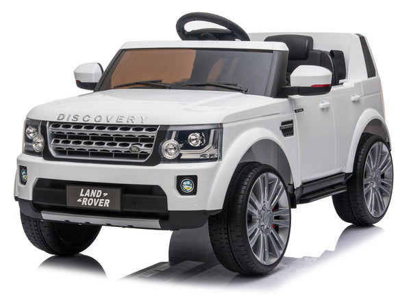 Véhicule électrique pour enfants 12V sous licence Land Rover Discovery Blanc prezzo