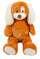 Peluche chien H100 cm pour enfant marron