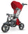 Poussette tricycle pour enfants 98x49x105 cm avec siège réversible Ciao rouge