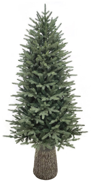 sconto Sapin de Noël Artificiel 240 cm 60 Branches avec Tronc de Pin Adamello Vert