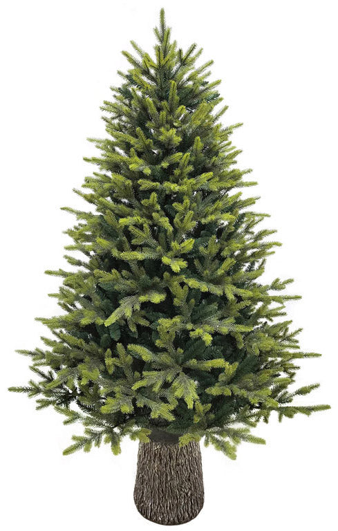 Sapin de Noël Artificiel 210 cm 46 Branches avec Tronc Dolomites Vert acquista
