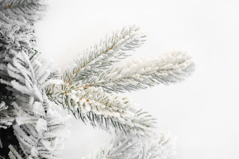 Albero di Natale Artificiale Innevato 210 cm 75 Rami  Sila Verde-3