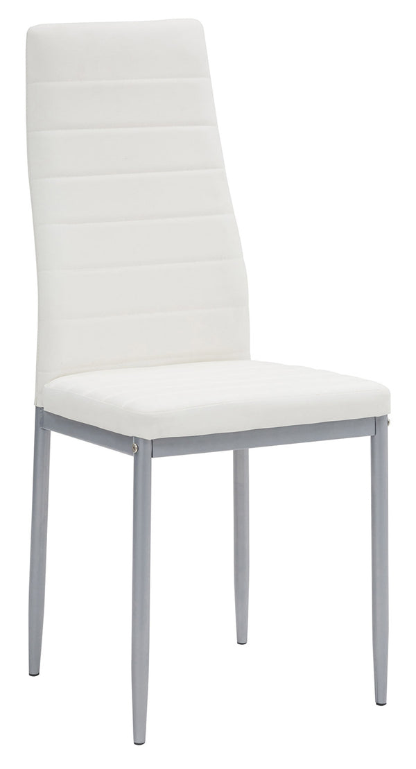 online Chaise rembourrée 40x47x96 cm en similicuir White Queen