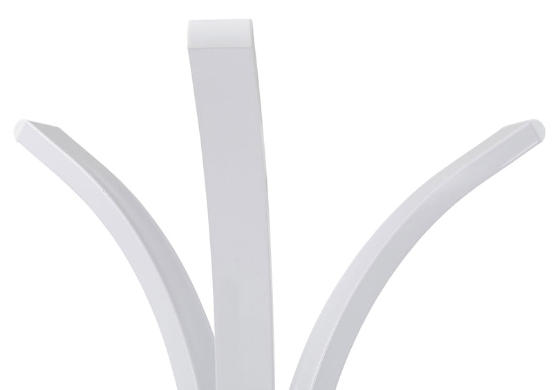 Appendiabiti 45x45x175 cm in Metallo Laccato New Star Bianco-2