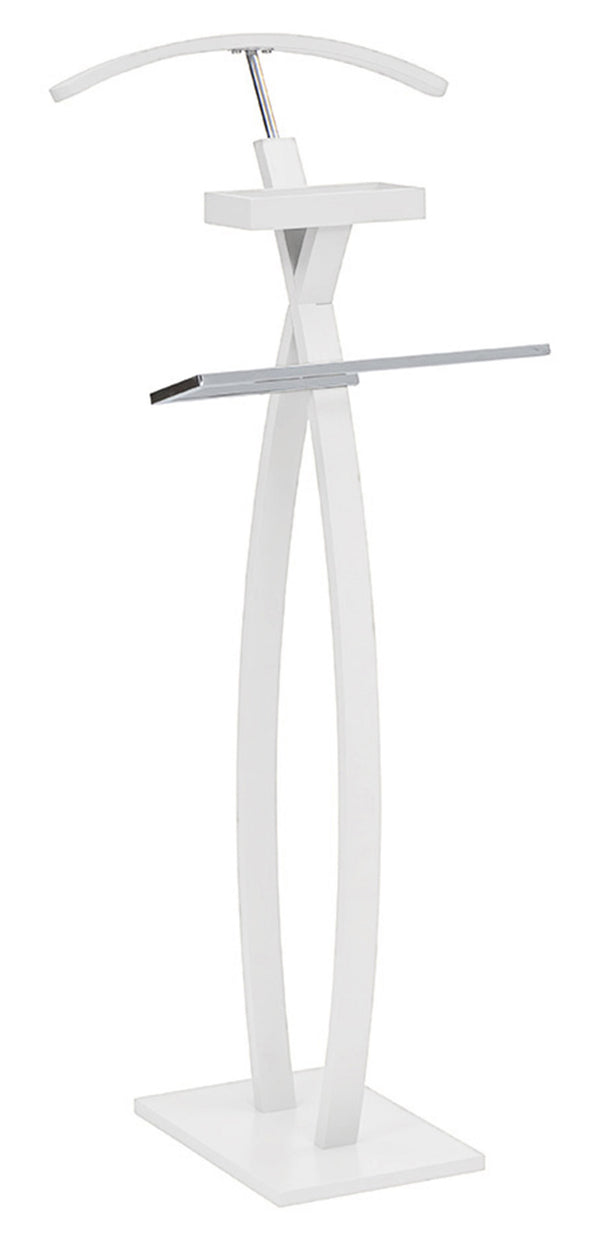 Valet de nuit Stand 45x34x116 cm en bois blanc New Pringo online