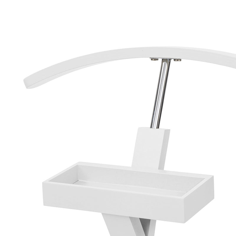 Indossatore Servomuto 45x34x116 cm in Legno New Pringo Bianco-4