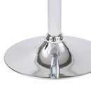 Sgabello con Alzata a Gas Seduta Girevole in Polipropilene Manchester Bianco-5