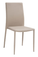 Sedia Imbottita 46x50x89 cm in Similpelle Dani Plus Corda-1