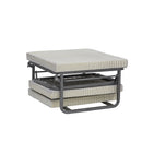 Pouf Letto Trasformabile Pieghevole con Materasso Rivestimento Corda-3