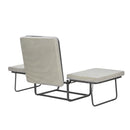 Pouf Letto Trasformabile Pieghevole con Materasso Rivestimento Corda-6