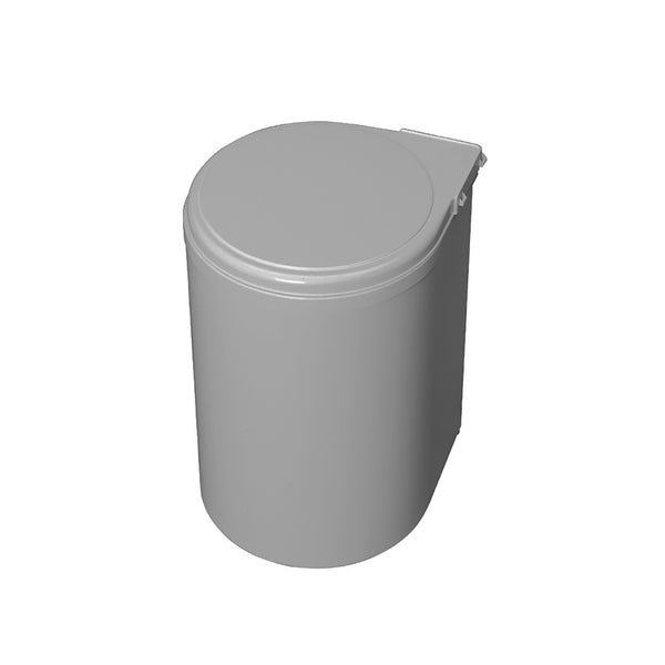 online Poubelle de 13 litres pour portes en plastique gris Emuca