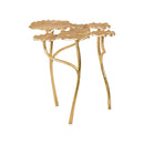 Tavolino Soggiorno in Metallo Ø 49 cm Oro-1