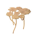 Tavolino Soggiorno in Metallo Ø 49 cm Oro-2