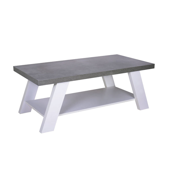 Table basse en ciment blanc Target online
