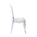 Sedia da Interno in Metacrilato 43x45x97 cm Trasparente-4