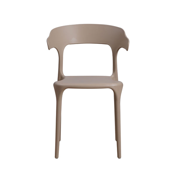 Chaise Zen en polypropylène gris tourterelle prezzo