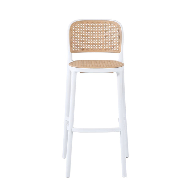 online Tabouret Fantine en corde blanche en polypropylène