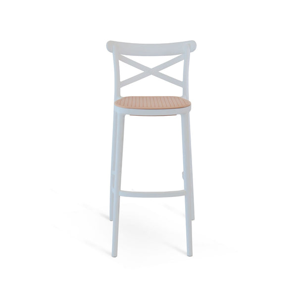 prezzo Tabouret Tosca Corda blanc en polypropylène