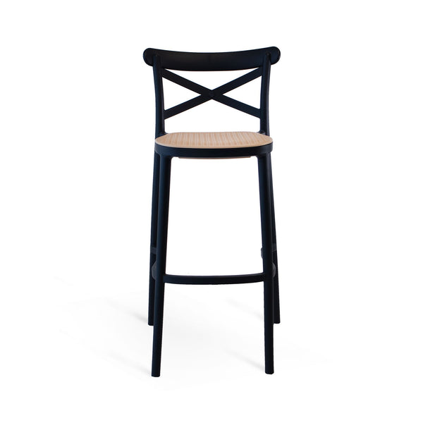 prezzo Tabouret Tosca en corde noire en polypropylène