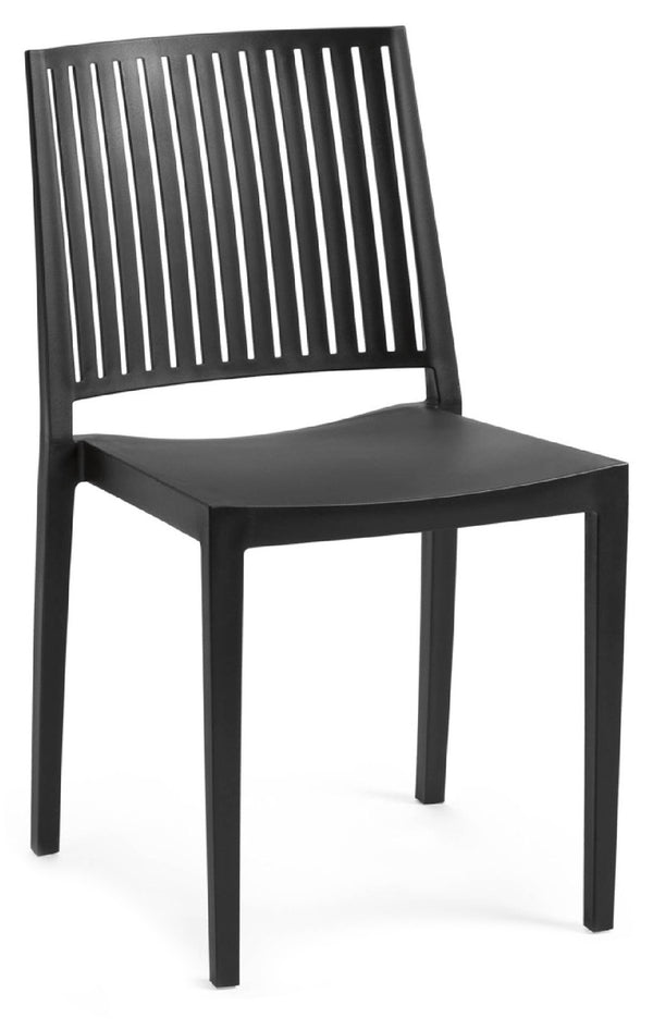 Chaise Tavira en polypropylène noir prezzo