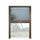 Moustiquaire plissée pour fenêtre 85x160 cm Réductible Bronze