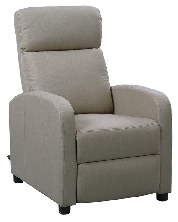 Fauteuil relax inclinable manuel en tissu Amabel Safari prezzo