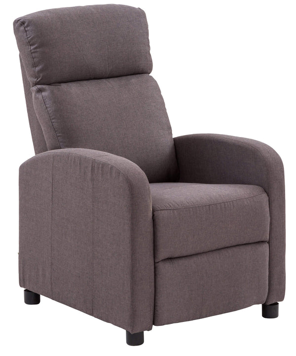 online Fauteuil Relax Inclinable Manuel en Tissu Amabel Gris Tourterelle