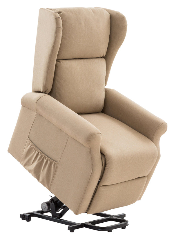 sconto Fauteuil releveur électrique en tissu Bergère Arlette D Safari