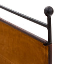 Portariviste in Ferro 40x30x50cm Rurutù Cognac-2