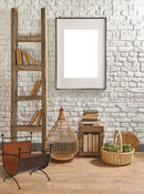 Portariviste in Ferro 40x30x50cm Rurutù Cognac-4