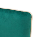 Sedia Imbottita 58x44x97 cm in Tessuto Vellutato Dedis Plus Verde Smeraldo-4