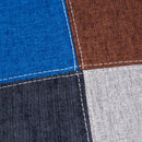 Sedia Imbottita 85x45x42 cm in Tessuto Patchwork Neon 3 Plus Multicolor-5