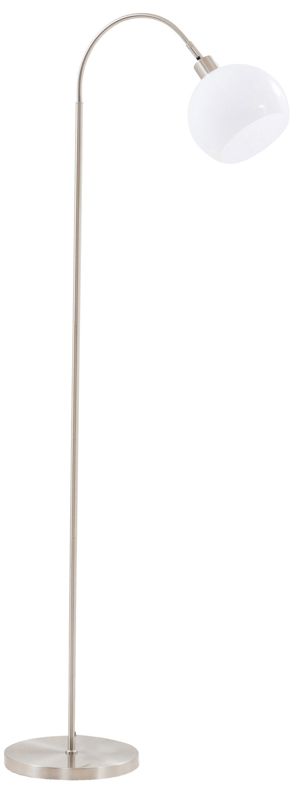 online Lampadaire en Nickel Satiné E27 Abat-jour en PVC Garda