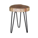 Tavolino Soggiorno in Legno Ø 47 cm Rovere-2