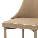 Sedia Imbottita 47x57x88 cm in Similpelle New Plana Orzo-3