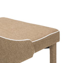 Sedia Imbottita 47x57x88 cm in Similpelle New Plana Orzo-4