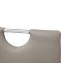 Sedia Imbottita 44x42x90 cm in Similpelle Tulip Cappuccino-5