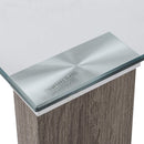 Tavolino Soggiorno in Vetro Temperato 110x60x42 cm-3