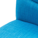 Sedia Imbottita 44x59x96 cm in Tessuto First Blu-2