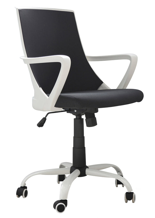 Chaise de bureau en tissu chat noir acquista