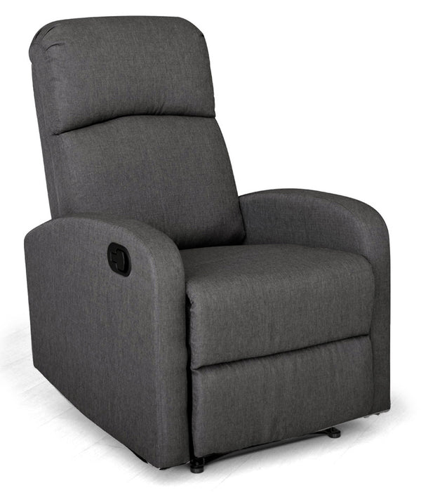 Fauteuil relax inclinable manuel recouvert de tissu Spike Fume prezzo
