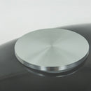 Tavolino Erma 2 Nero da Salotto Ovale-4