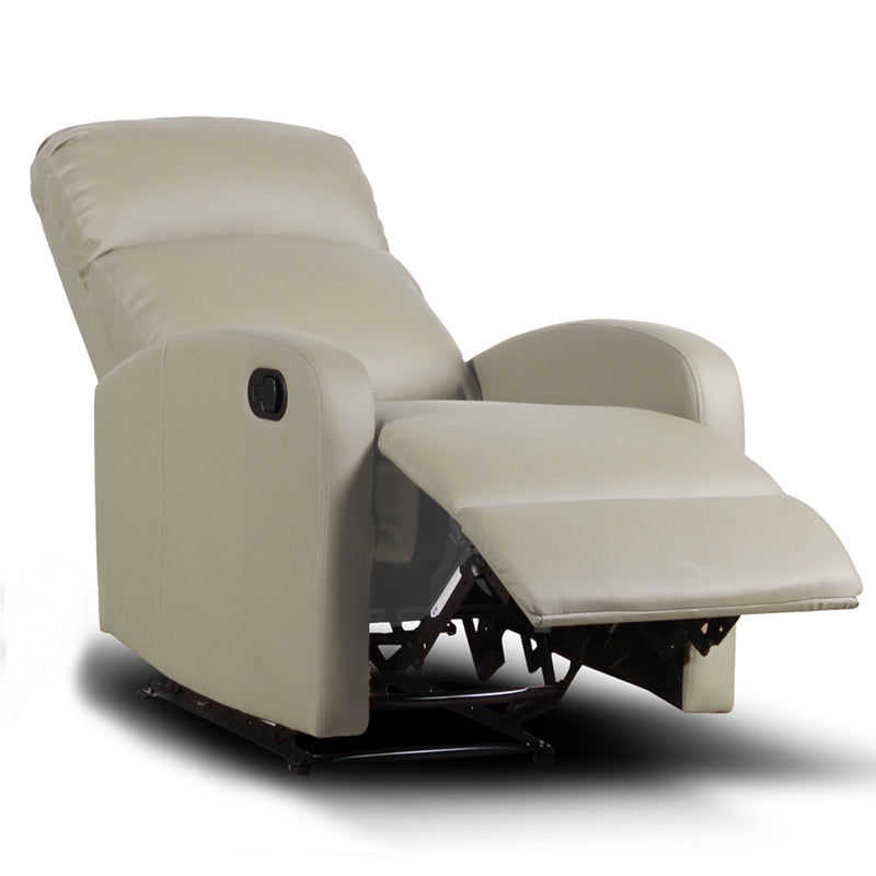 Poltrona Relax Reclinabile Manuale Rivestimento in Similpelle Spike a Corda-2