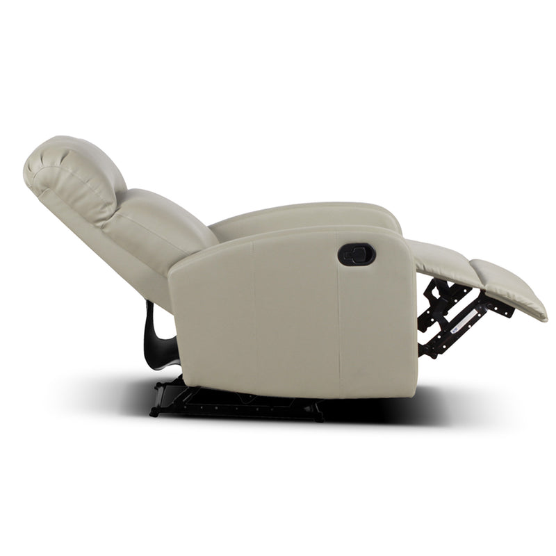 Poltrona Relax Reclinabile Manuale Rivestimento in Similpelle Spike a Corda-3