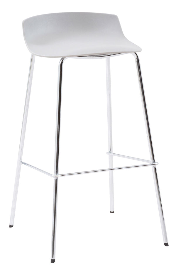 Tabouret de bar 39x45x78 cm en Polypropylène Gris Oxford sconto